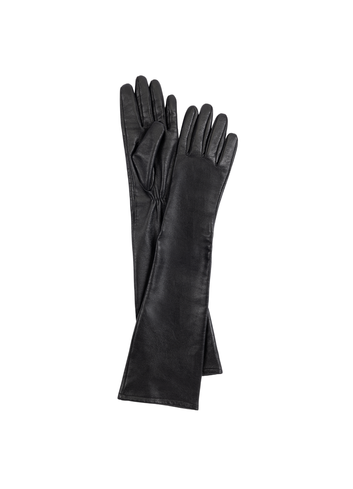 Black Leather Gloves
