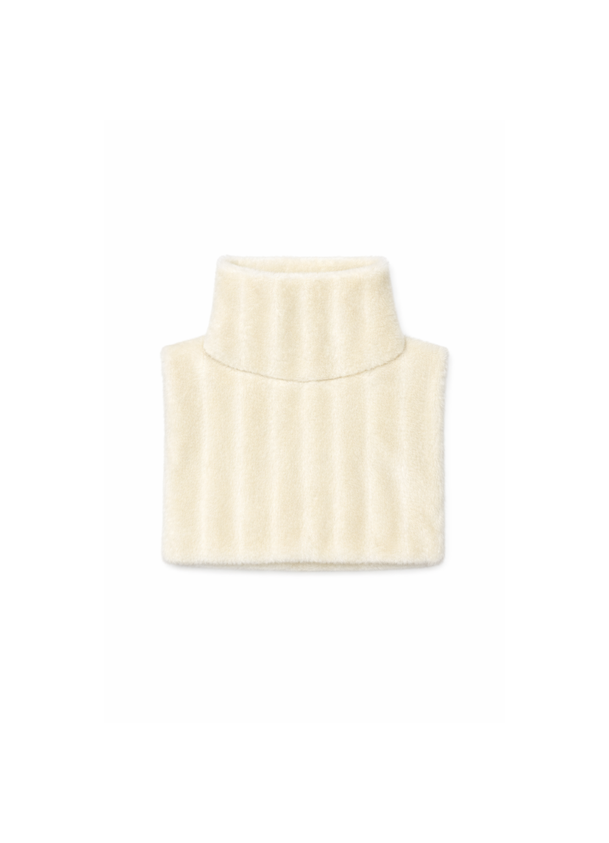 Cream Vintage Faux Fur Snood