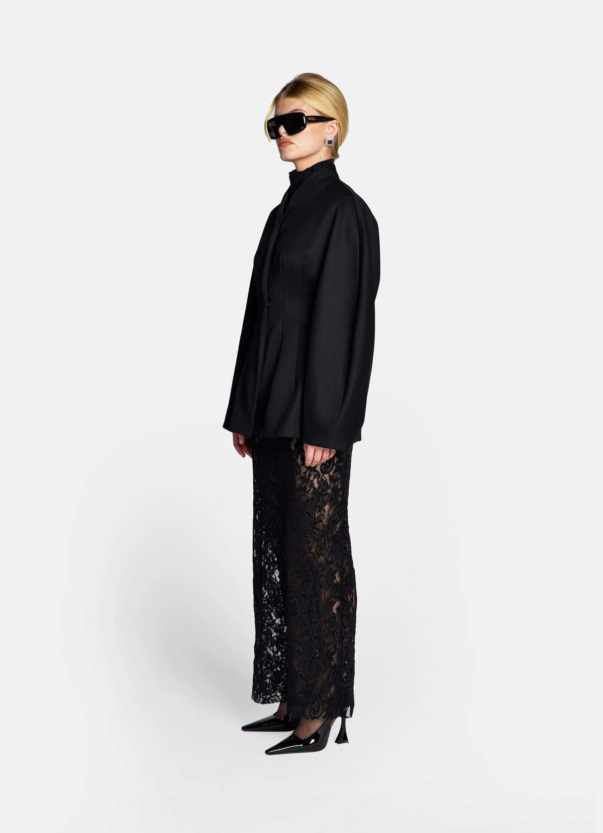 Black Hourglass Blazer