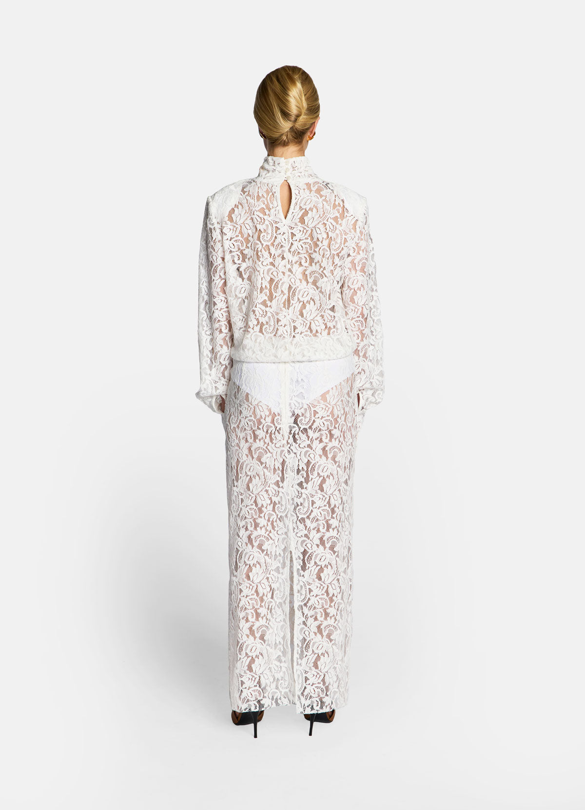 White Lace Bodysuit