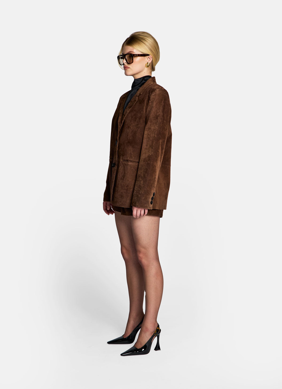 Brown Suede Blazer