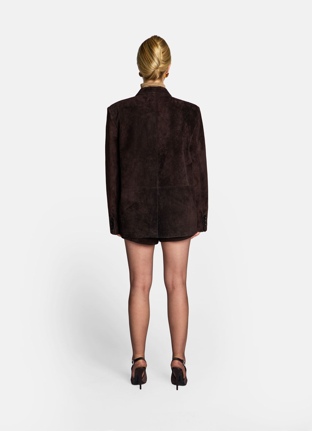 Espresso Suede Blazer