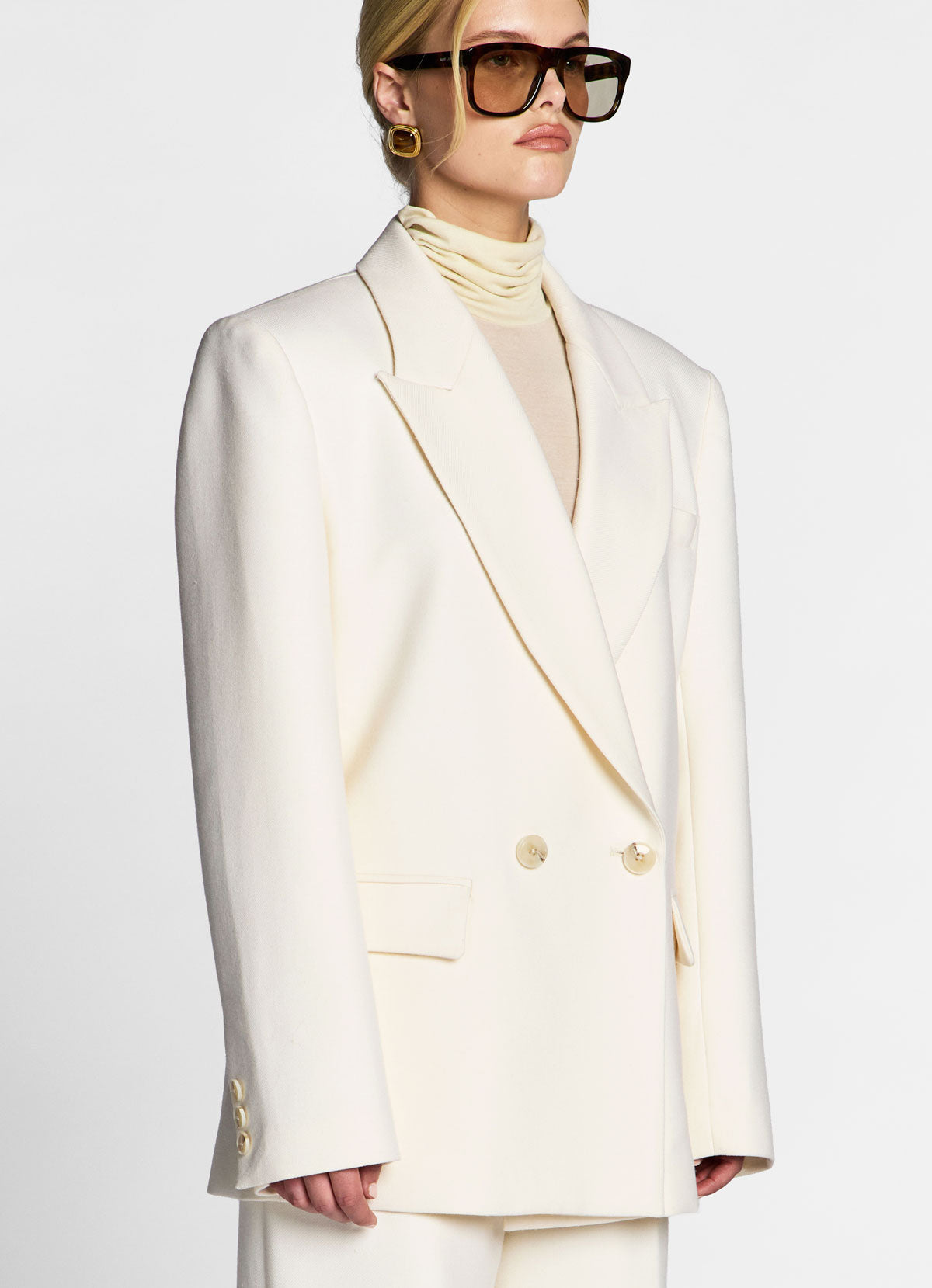 Cream Suit Blazer