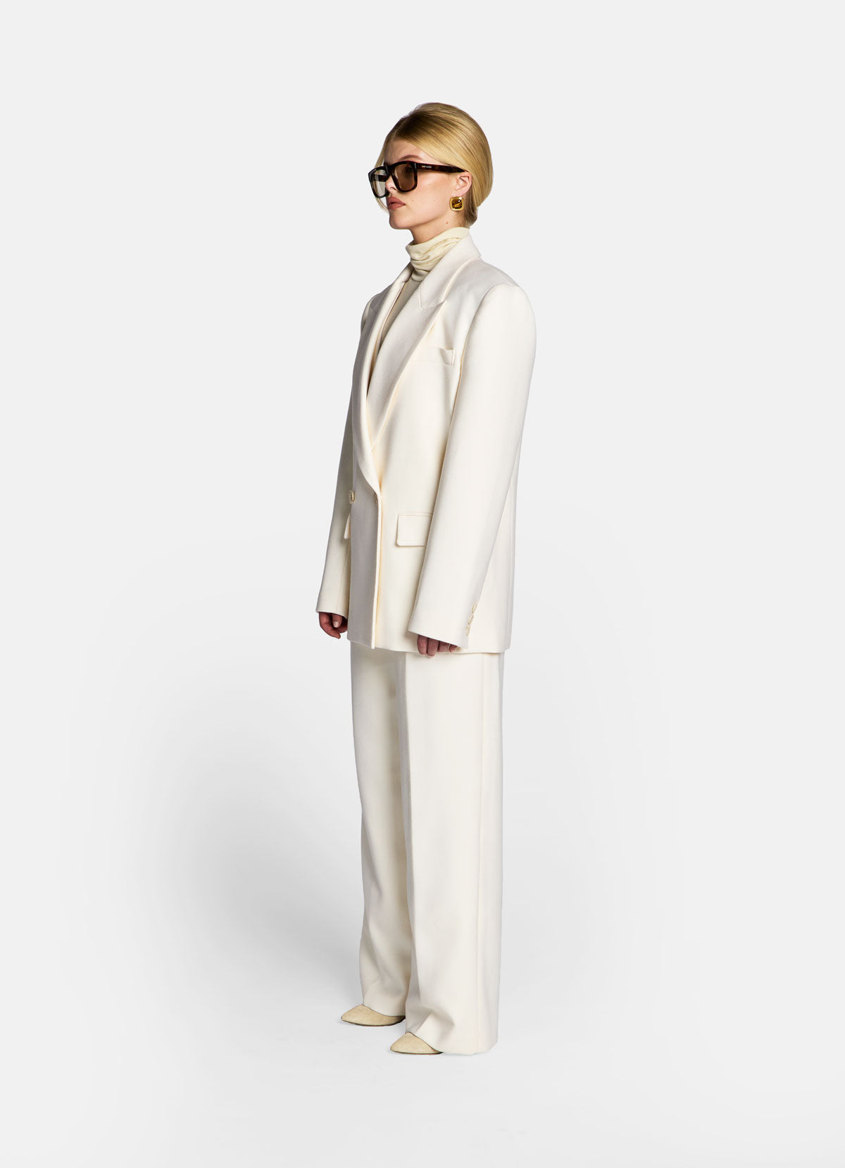 Cream Suit Blazer