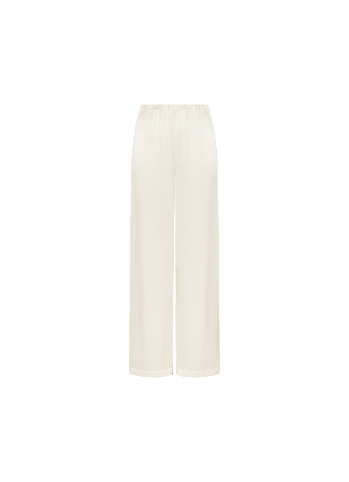 Ivory Silk Trouser