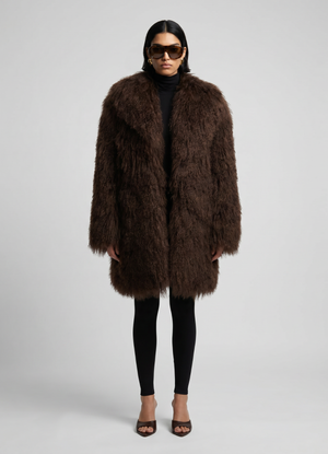 Brown Long Mongolian Coat