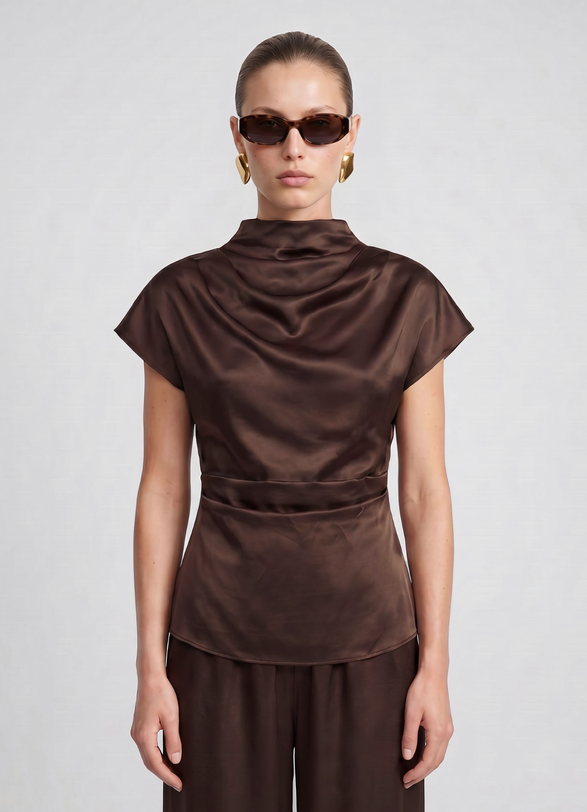 Chocolate Silk Top