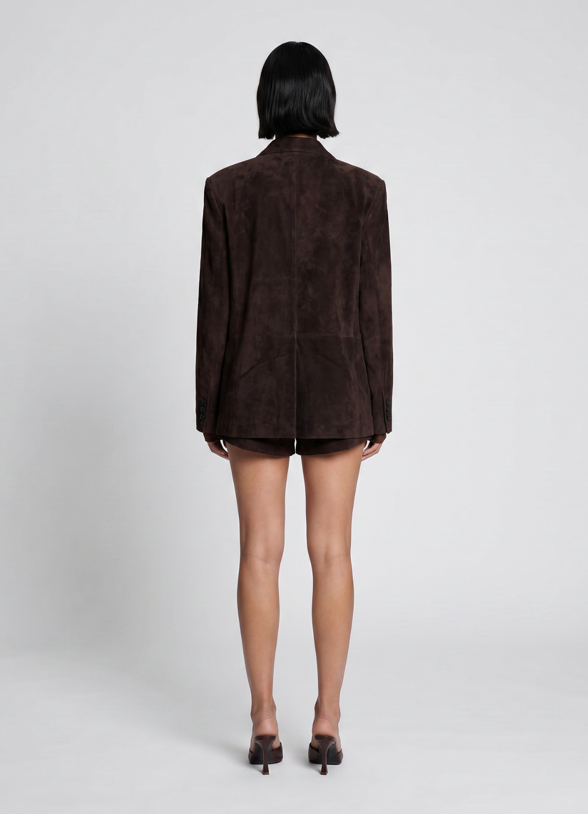 Espresso Suede Blazer