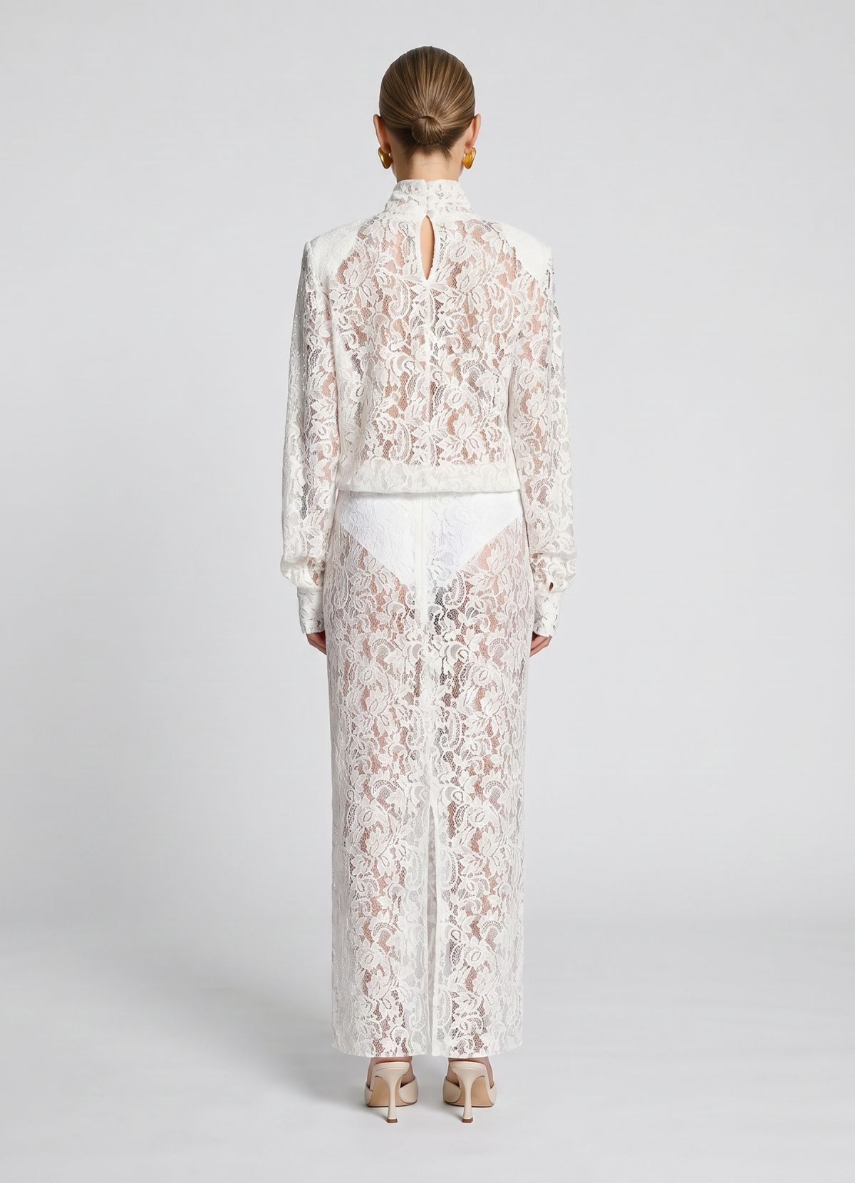 White Lace Bodysuit