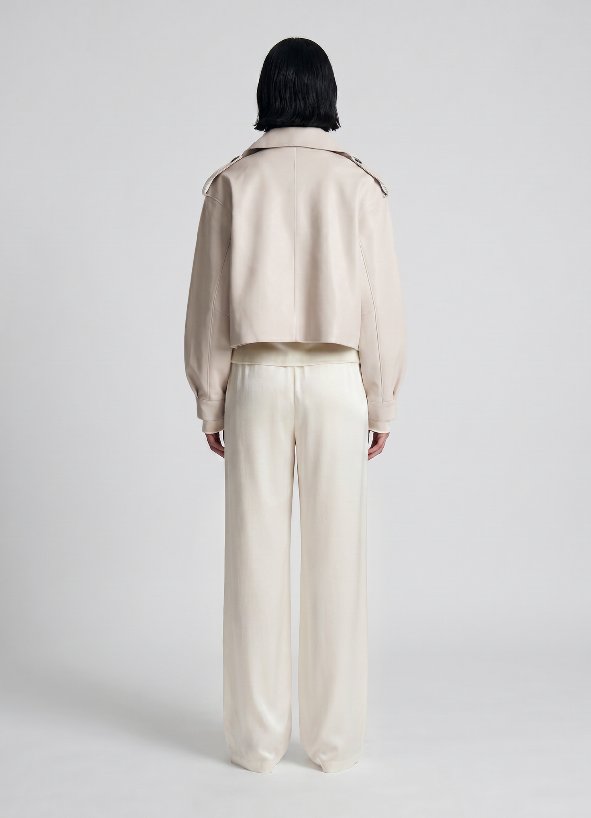 Off-White Oversized Leather Jacket