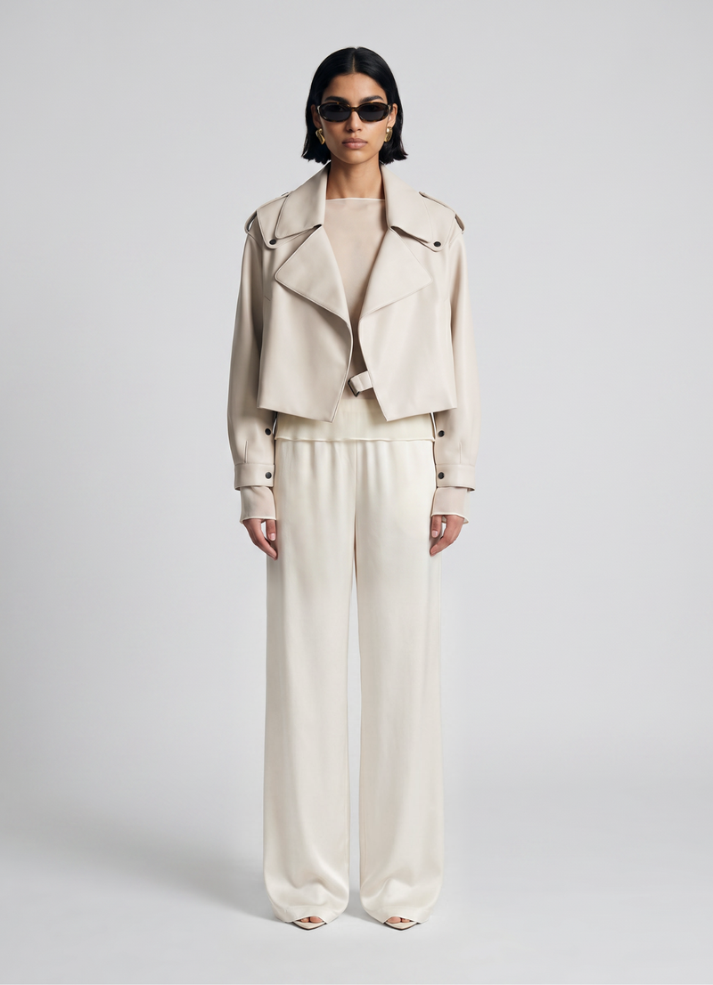 Off-White Oversized Leather Jacket