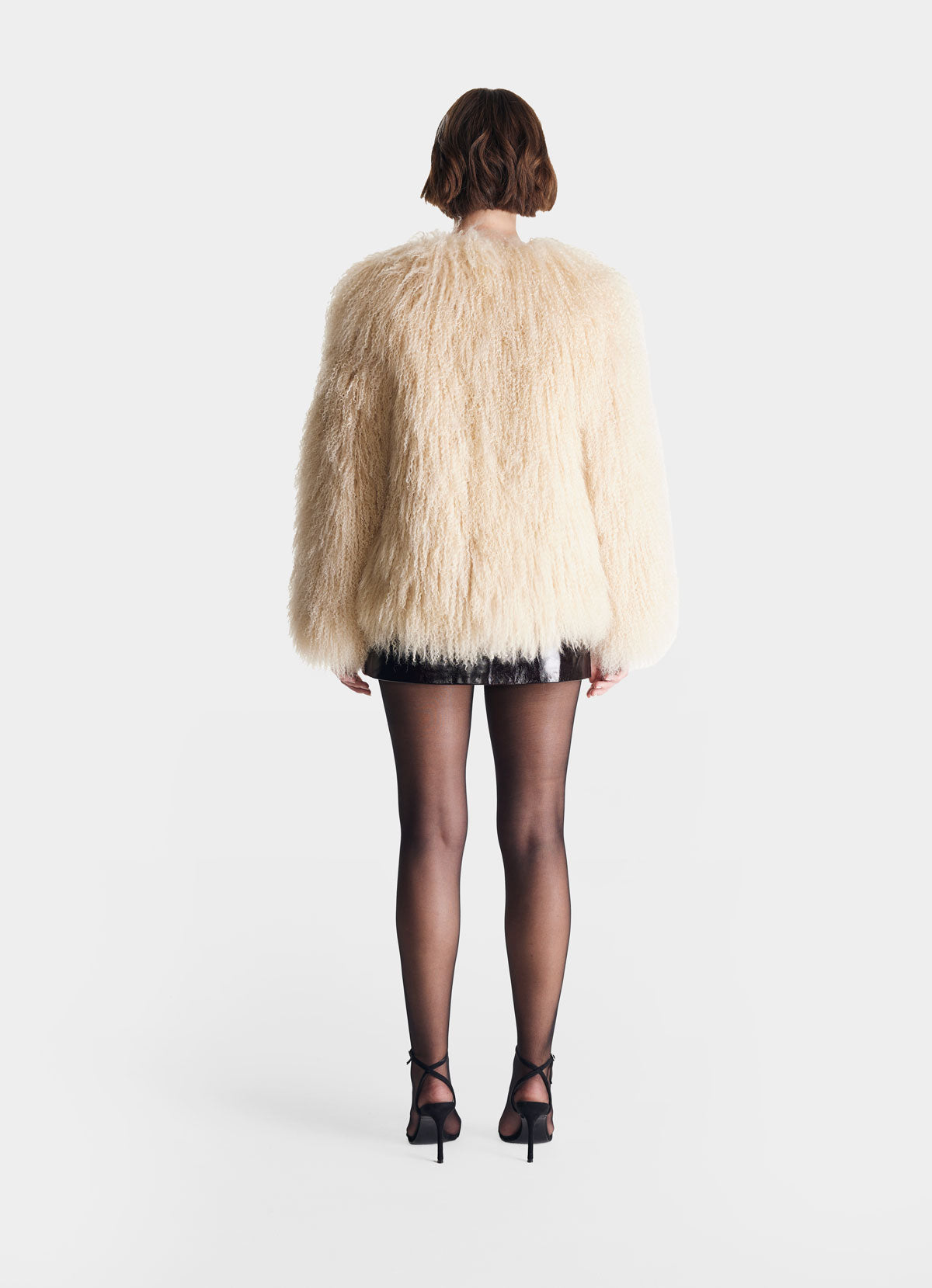 Blonde Mongolian Coat