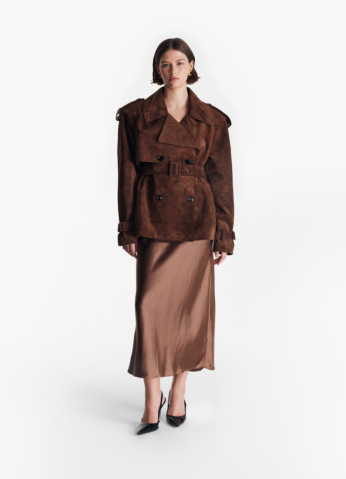 Brown Suede Jacket