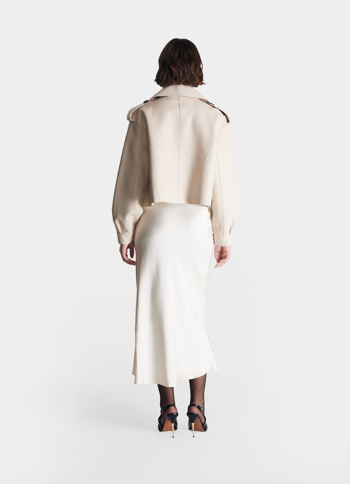 Off-White Oversized Leather Jacket