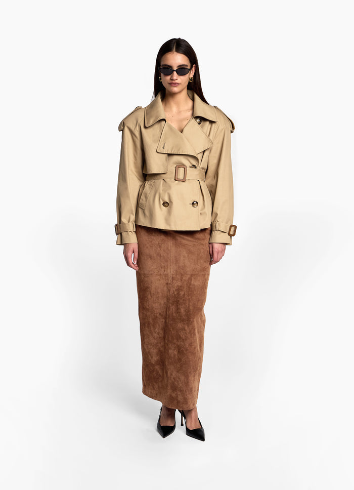 Cotton Trench Jacket