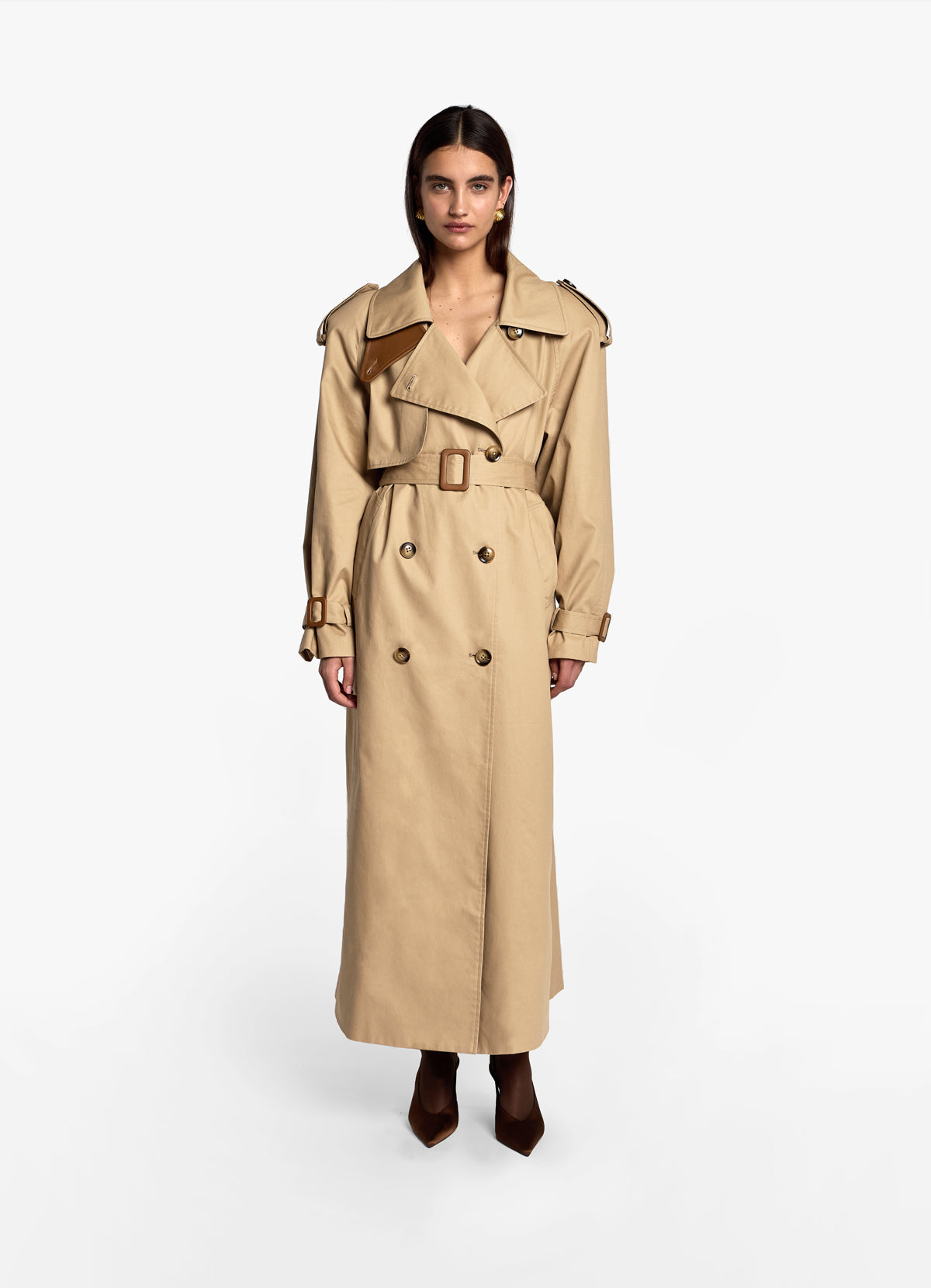 Tall Cotton Trench Coat
