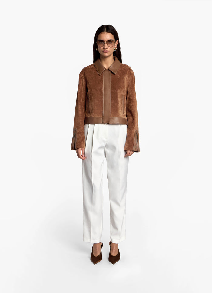 Mocha Suede Jacket