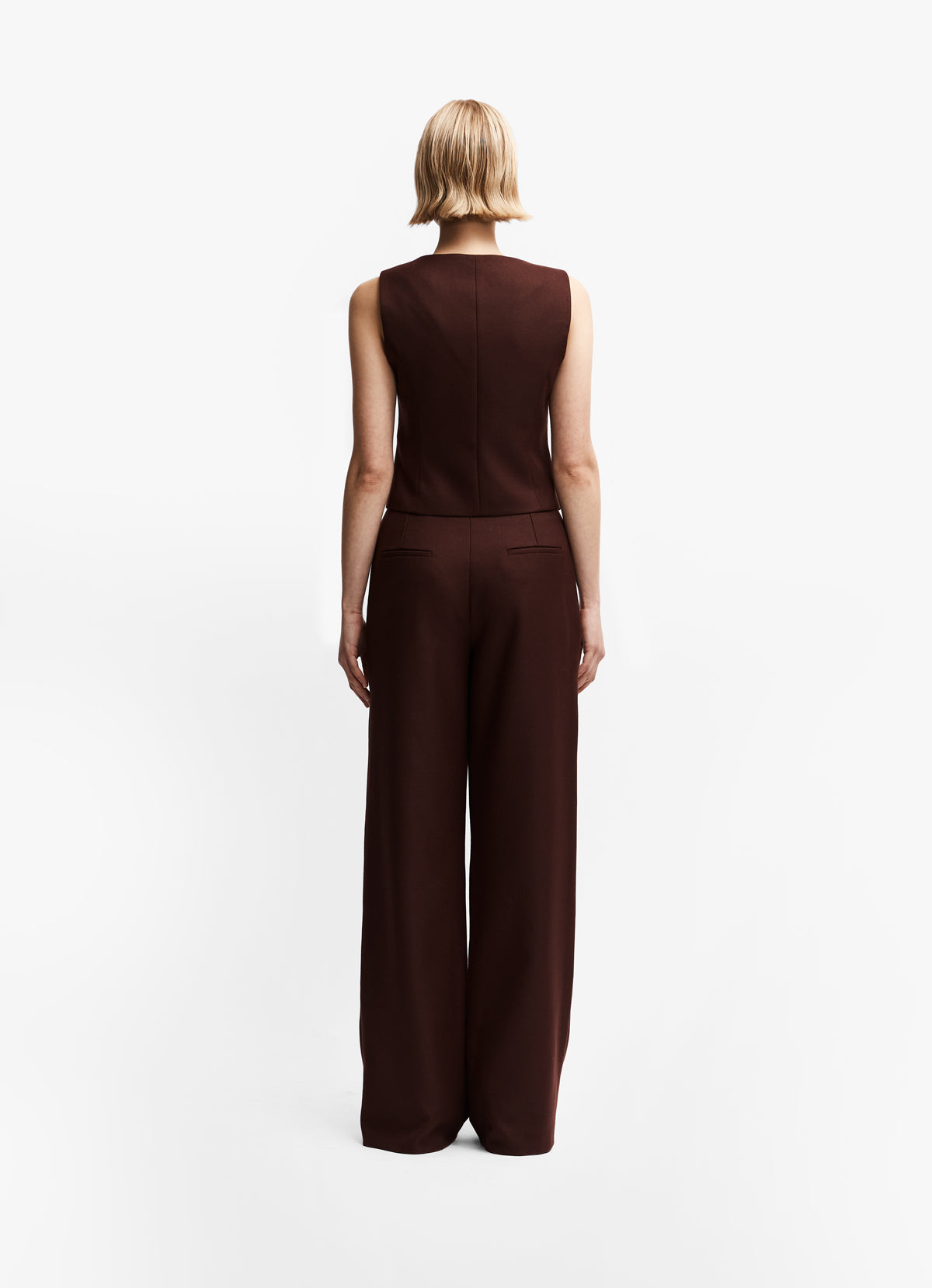Burgundy Suit Trouser