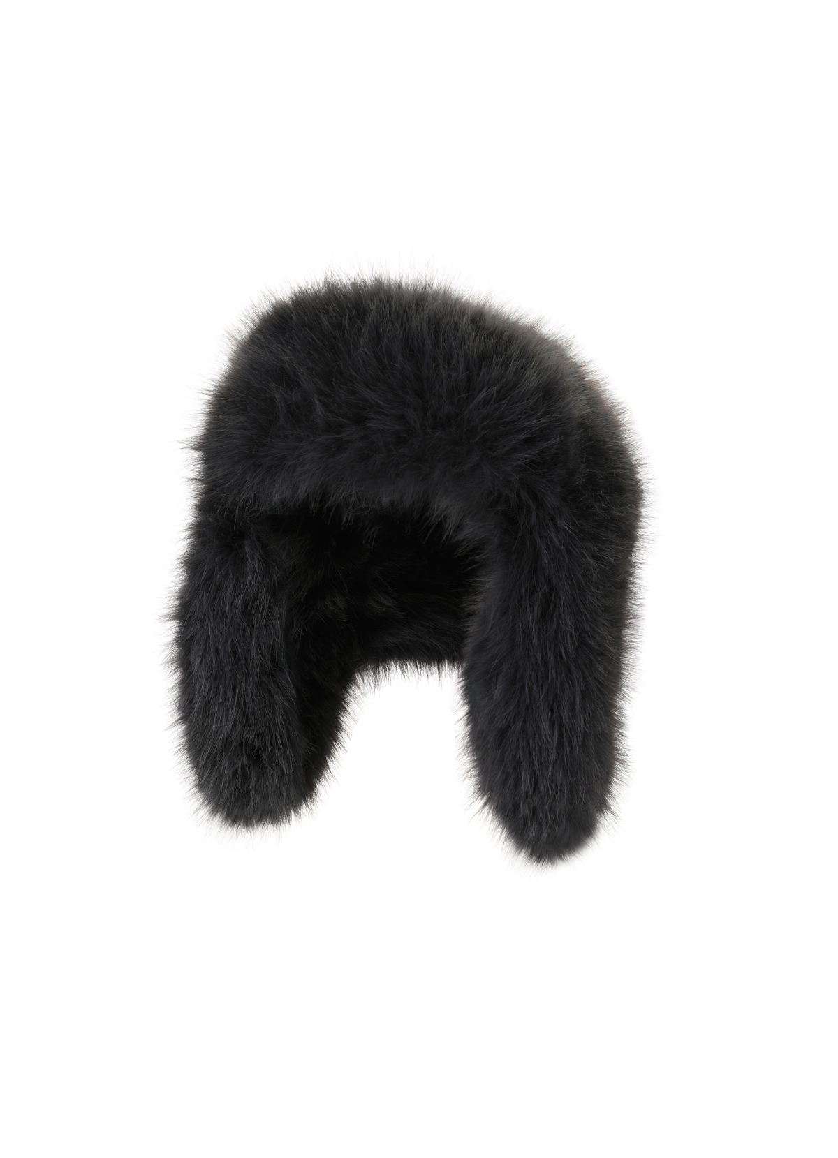 Grey Faux Fur Trapper Hat
