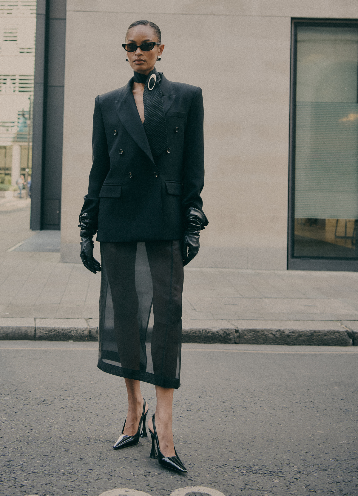 Black Wool Blazer
