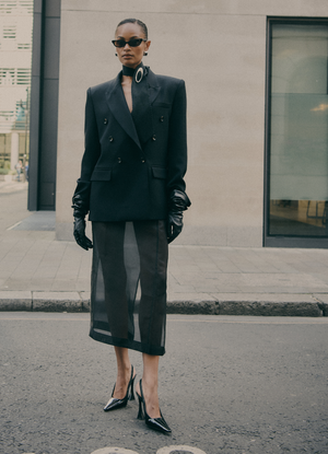 Black Wool Blazer