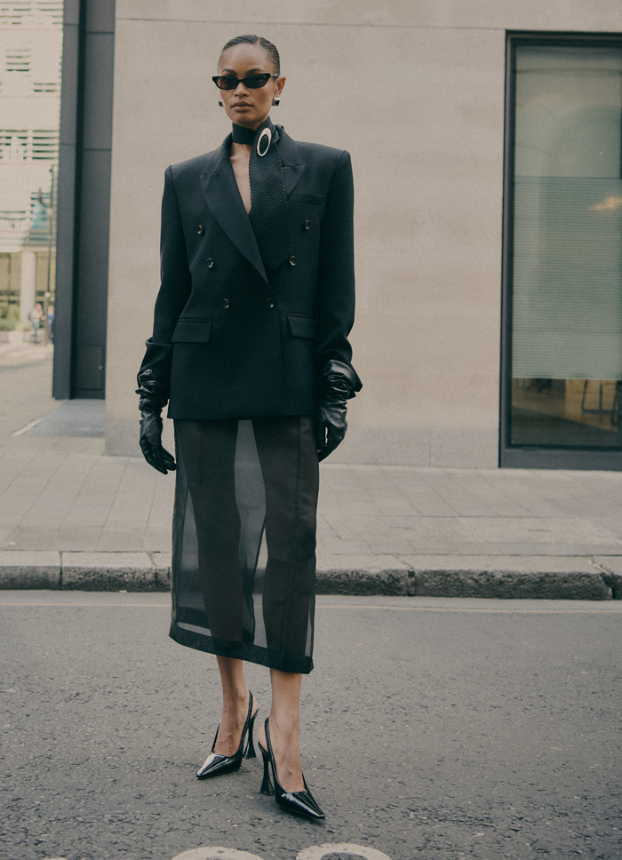 Black Wool Blazer