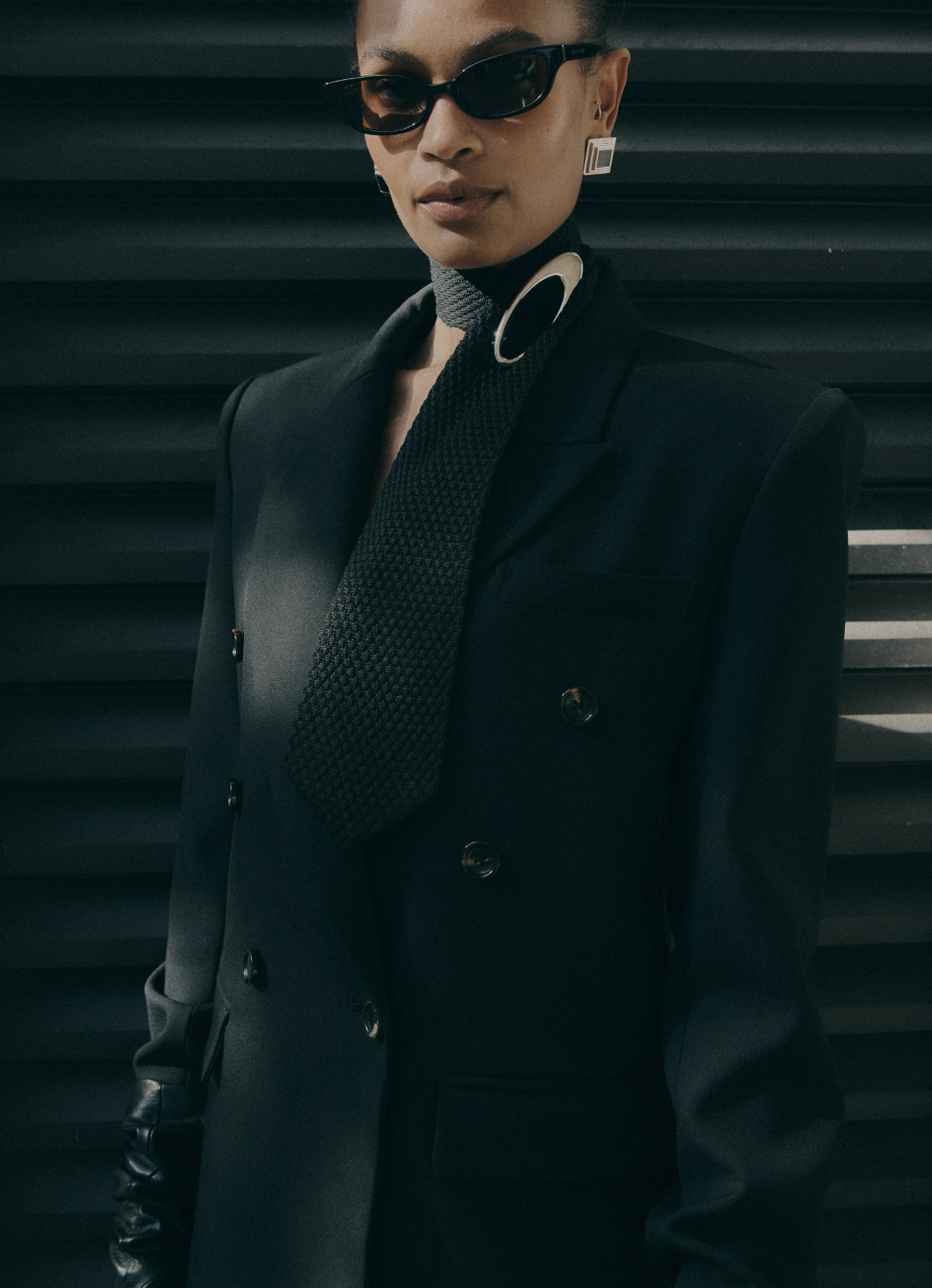 Black Wool Blazer